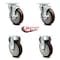 Service Caster Cambro UPCS400CK Ultra Pan Carrier Caster with 2 Rigid Replacement Set - SCC CAM-SCC-20S514-PPUB-MRN-TLB-2-R514-2 - alternate 1